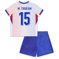 Maglie da calcio Francia Marcus Thuram #15 Seconda Maglia Bambino Europei 2024 Manica Corta (+ Pantaloni corti)